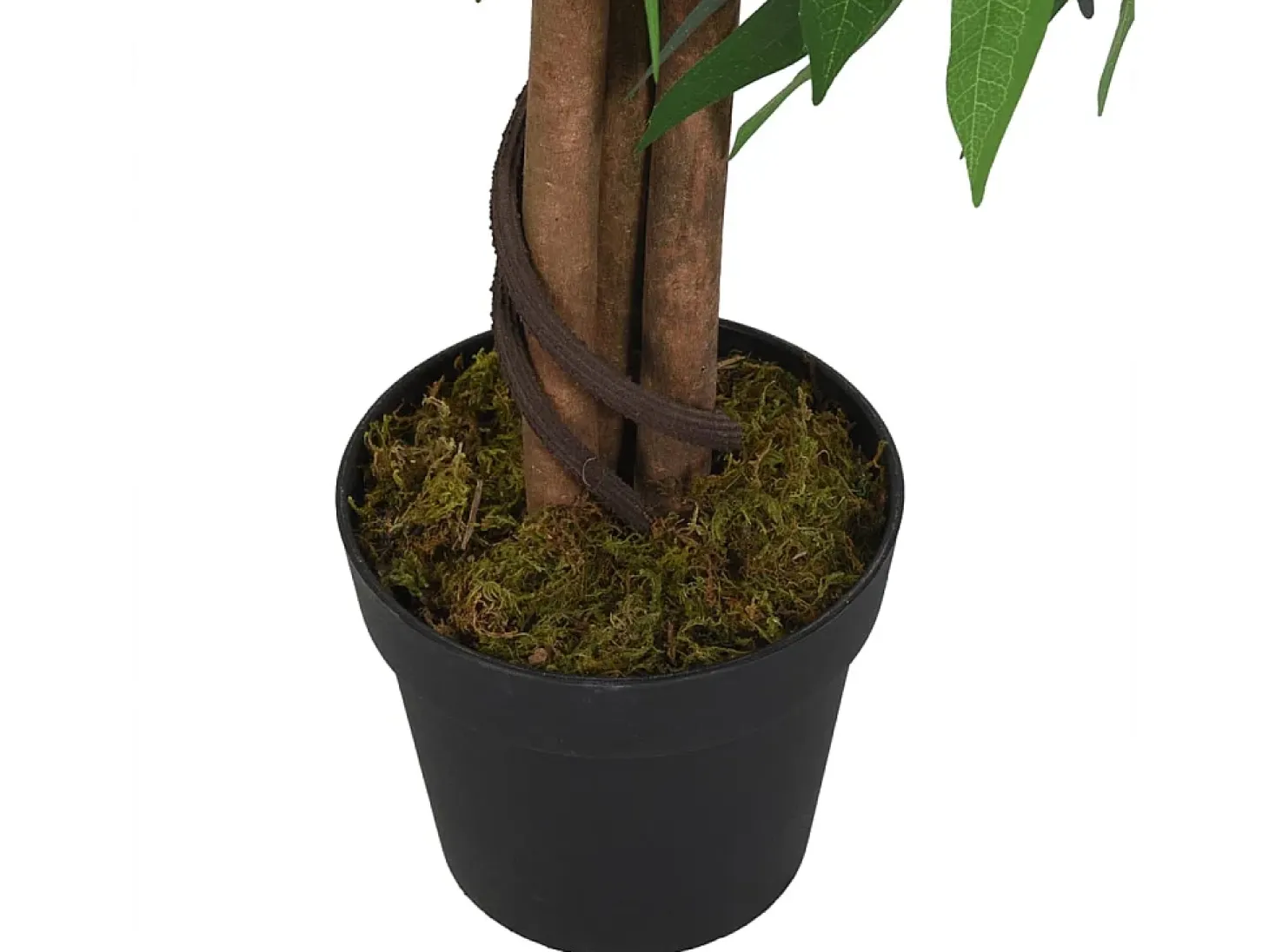 Árbol de mango artificial con 600 hojas verde 150 cm ES474646