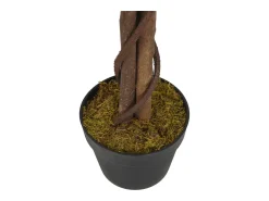 Árbol ficus artificial con 756 hojas 150 cm ES959827 Verde