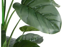 OZAIA Planta Artificial^Árbol, planta, arbusto artificial hoja de taro - Alt. 160 x Ancho 60 cm- - BAJA Verde