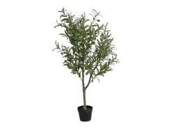 Árbol, planta, arbusto artificial olivo- Alt. 120 x D.40 cm- verde HUESCA