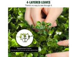 Árbol Topiario Artificial SucceBuy Árbol Topiario Artificial en Espiral de 1,2 m, Resistente a Los Rayos UV, Ideal para Decoración de Interiores y Exteriores.