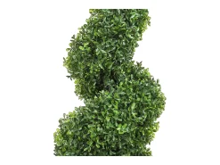 Árbol Topiario Artificial SucceBuy Árbol Topiario Artificial en Espiral de 1,2 m, Resistente a Los Rayos UV, Ideal para Decoración de Interiores y Exteriores.