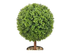 Árbol Topiario Artificial SucceBuy Árbol Topiario Artificial de 2 Pies, Planta Falsa, Hojas Reemplazables, Decoración Del Hogar.