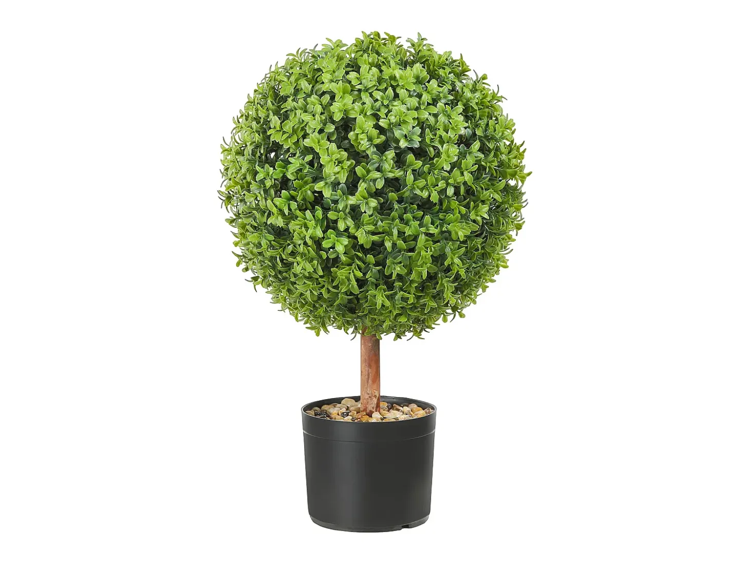 Árbol Topiario Artificial SucceBuy Árbol Topiario Artificial de 2 Pies, Planta Falsa, Hojas Reemplazables, Decoración Del Hogar.