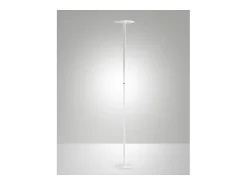 Lámpara De Pie^Regina - Lámpara de pie LED redonda de metal orientable, altura 180 cm, Fabas Luce - Luz LED integrada de 35 W, CCT (3000K-6000K) Blanco