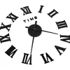 Sale Reloj 3D de pared con diseño moderno 100 cm XXL ES405481 Negro