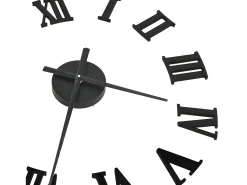 Sale Reloj 3D de pared con diseño moderno 100 cm XXL ES405481 Negro