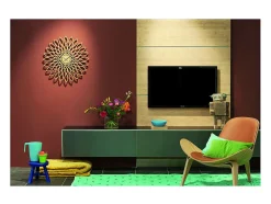 KARLSSON Reloj De Pared^Reloj de madera girasol 60 cm Marru00f3n