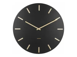 KARLSSON Reloj De Pared^Reloj de metal Charme 45 cm Negro