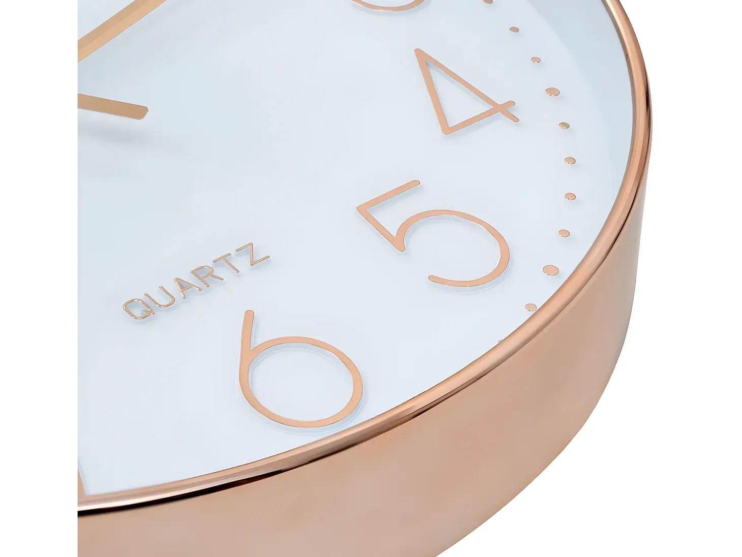 Reloj de pared 30 cm rosa dorado ES797365
