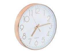 Reloj de pared 30 cm rosa dorado ES797365