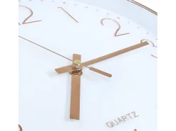 Reloj de pared 30 cm rosa dorado ES797365
