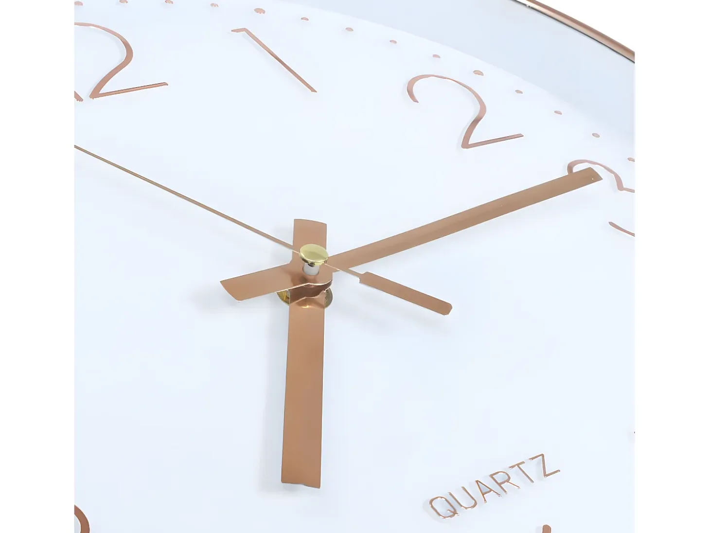 Reloj de pared 30 cm rosa dorado ES797365