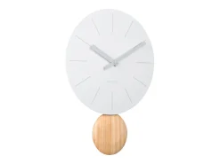 KARLSSON Reloj De Pared^Reloj de pared Arlo péndulo - - Ø30cm Blanco
