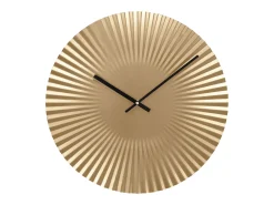 Hot OZAIA Reloj de pared Art Déco - Diámetro 50 cm - Metal - - FELINAR Dorado