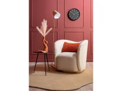 Reloj de pared Belle Numbers - Negro - Ø35cm