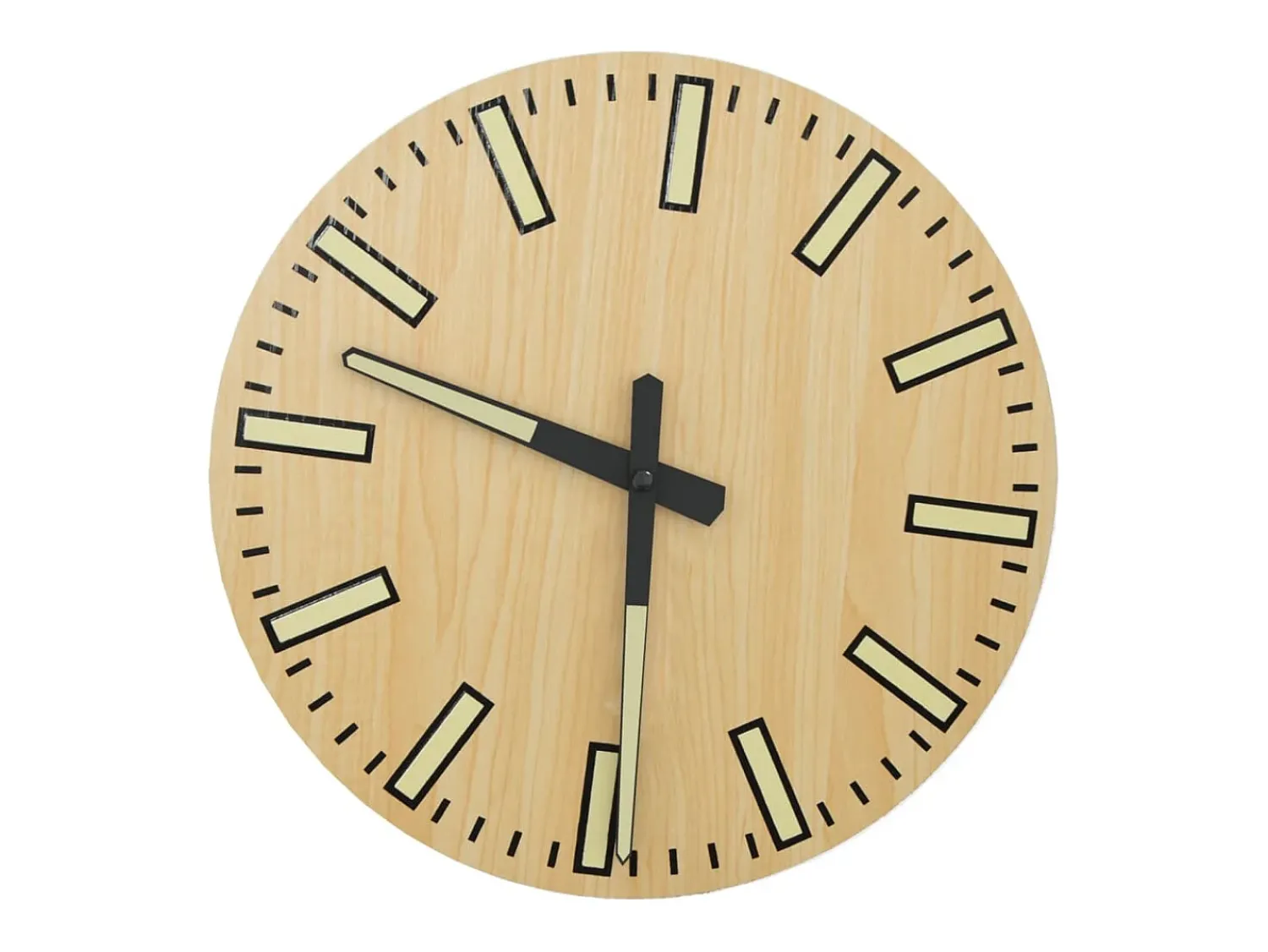 Reloj De Pared^Reloj de pared con escalas y agujas luminosas Ø30 cm ES736624 Amarillo
