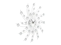 Sale Reloj de pared con movimiento de cuarzo 50 cm ES855022 Plateado
