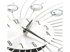 Sale Reloj de pared con movimiento de cuarzo 50 cm ES855022 Plateado
