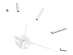 Reloj de pared 3D con diseño moderno 100 cm XXL plateado ES404526