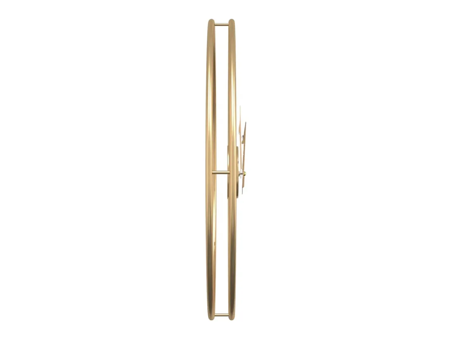 Reloj de pared de hierro dorado Ø50 cm ES121401