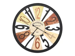 Reloj De Pared^Reloj de pared de metal 60 cm ES345150 Multicolor