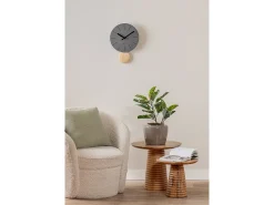 Hot KARLSSON Reloj de pared de péndulo Arlo - oscuro Gris