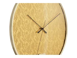 Online PRESENT TIME Reloj de pared Disco - - Ø40cm Dorado