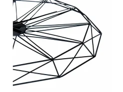Reloj de Pared Moderno Negro Ø60cm Thinia Home