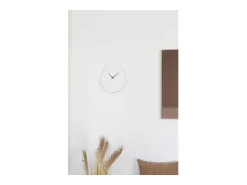 Best House Nordic Reloj de pared orgánico de Viena, cemento blanquecino, 28 x 33 cm Multicolor