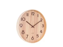 KARLSSON Reloj De Pared^Reloj de pared Pure Large - Madera clara - Ø60cm Marru00f3n