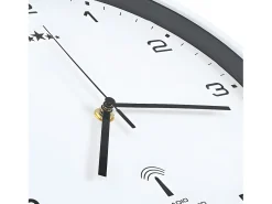 Outlet Reloj de pared radiocontrol movimiento de cuarzo 31 cm ES460054 Blanco