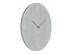 Reloj de pared Ravenna gris claro, movimiento silencioso, Ø 40