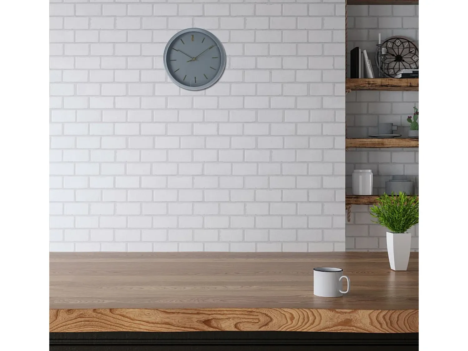 Reloj De Pared^Reloj de pared Sintra diseño redondo Ø30 cm Gris