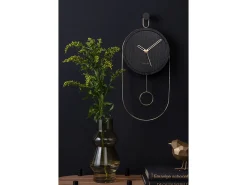 Reloj de pared Swing Pendulum - Negro - Ø20cm