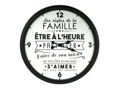 Reloj de plástico Vida familiar