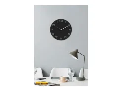 Clearance KARLSSON Reloj redondo de cristal vintage 35 cm Negro