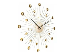 Reloj redondo de metal Sunburst 50 cm