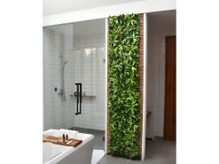 Vente-unique Panel Plantas Artificiales^Revestimiento mural de vegetal sintético IKAZ - Pack de 1m² - Verde