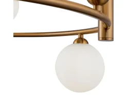 Ring Lámpara Colgante de Techo Negra, 6 Luces, G9