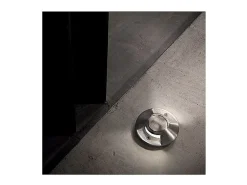 Ideal Lux Aplique Para Pared^ROCKET - 2 PT 4000K, foco empotrable de suelo transitable, Plateado