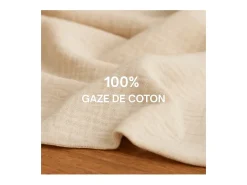Ropa de cama de gasa de algodón salvia 240 x 260 cm