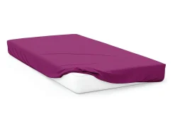 Soleil d'ocre Sábana ajustable para bebés en grosella negra JERSEY 60x120 cm Violeta