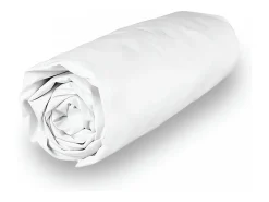 Best Soleil d'ocre Sábana bajera de polialgodón 180x200 cm PERCALE , por Blanco