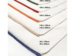 Best Soleil d'ocre Sábana bajera de polialgodón 180x200 cm PERCALE , por Blanco