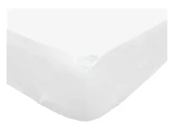 Best Soleil d'ocre Sábana bajera de polialgodón 180x200 cm PERCALE , por Blanco