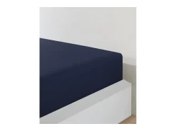 Online Blanc avenue Sábana bajera jersey algodón- marino Azul