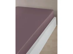 Blanc avenue Ropa De Cama^Sábana bajera 90x190 cm satén de algodón saúco Malva