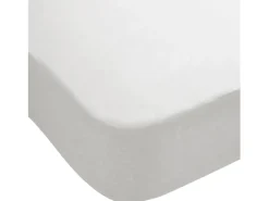 PIKOLIN Ropa De Cama^Sábana bajera 90x200cm| HOME| Algodón| Percal| Extrasuave Blanco