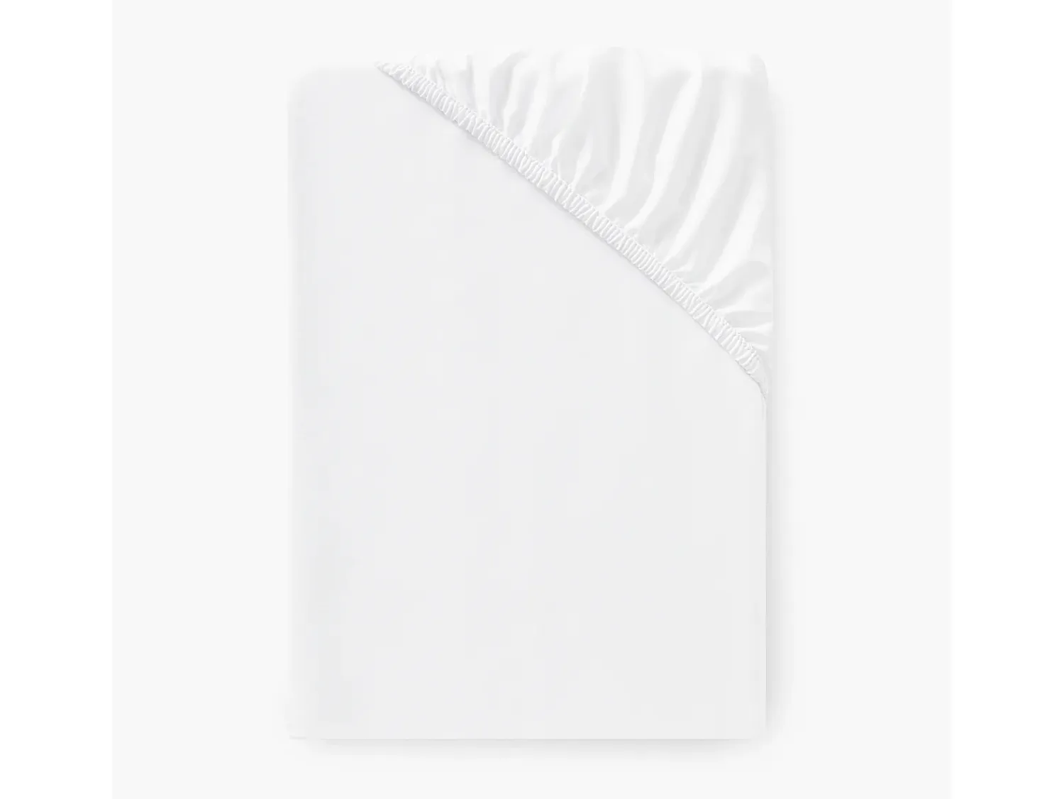 PIKOLIN Ropa De Cama^Sábana bajera 90x200cm| HOME| Algodón| Percal| Extrasuave Blanco